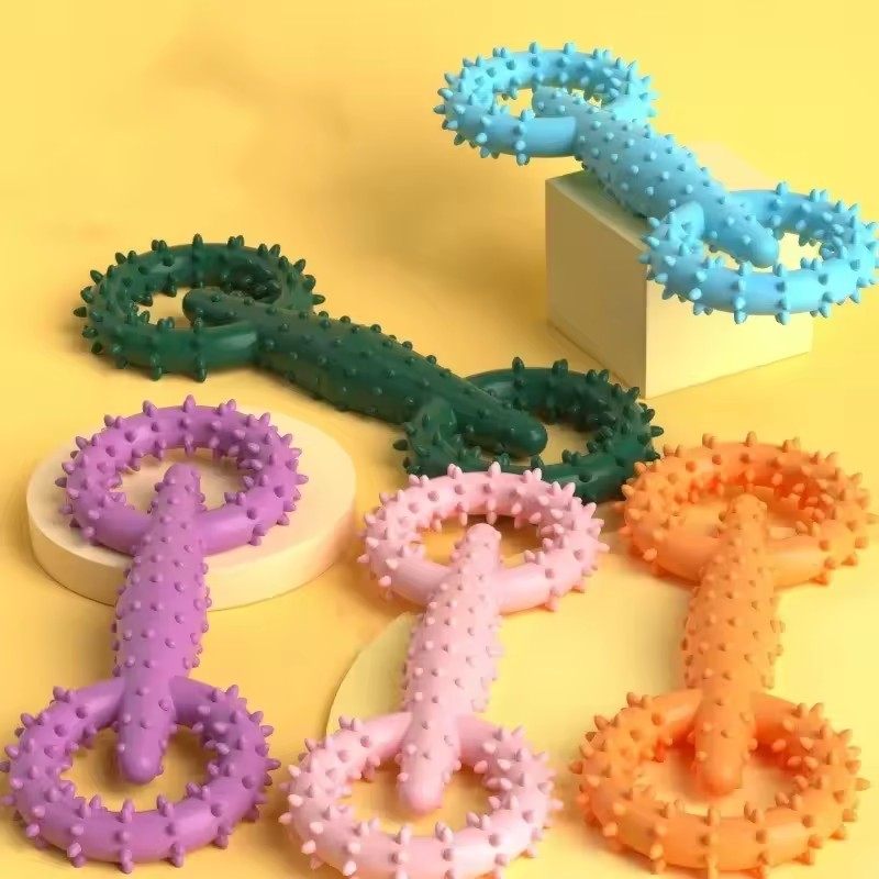 Suction Cup Dog Tug Toy - Mainan Cincin Tarik untuk Anjing, Mainan