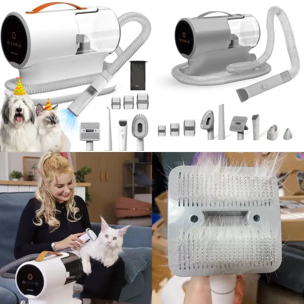 Pet Grooming - AIRROBO USA Vacuum Perawatan Hewan Peliharaan