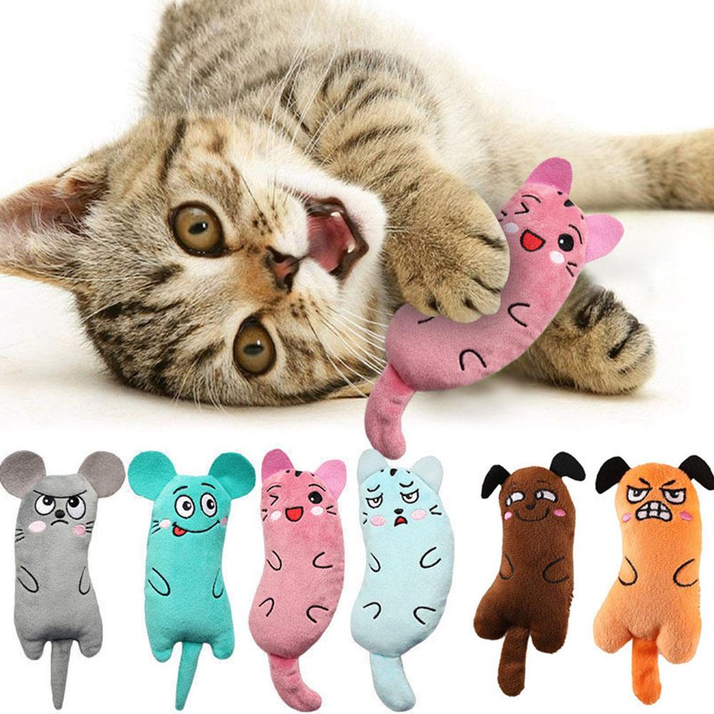 Catnip Interactive Plush Mouse - Mainan Kucing Bentuk Tikus Lucu dengan