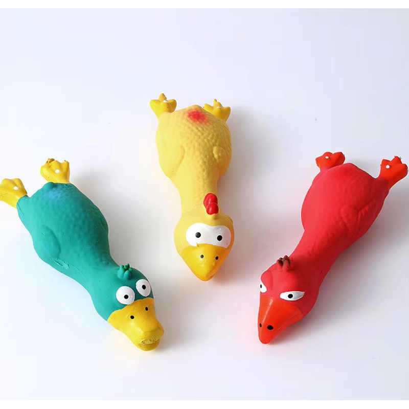 Interactive Squeaky Plush Dog Toy - Mainan Anjing Lucu Berbunyi 