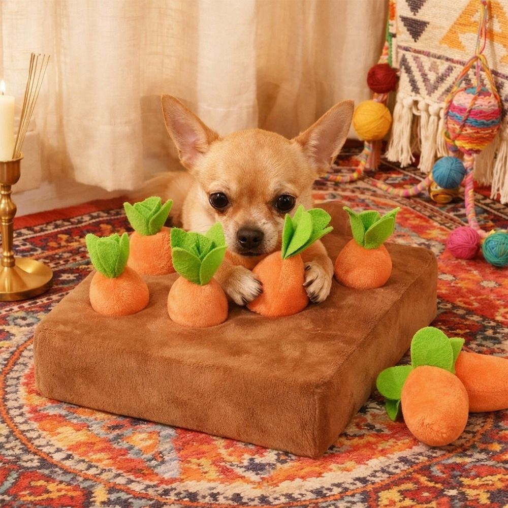 Snuffle Mat For Dogs - Alas Snuffle Wortel Penghilang Stres, Wortel