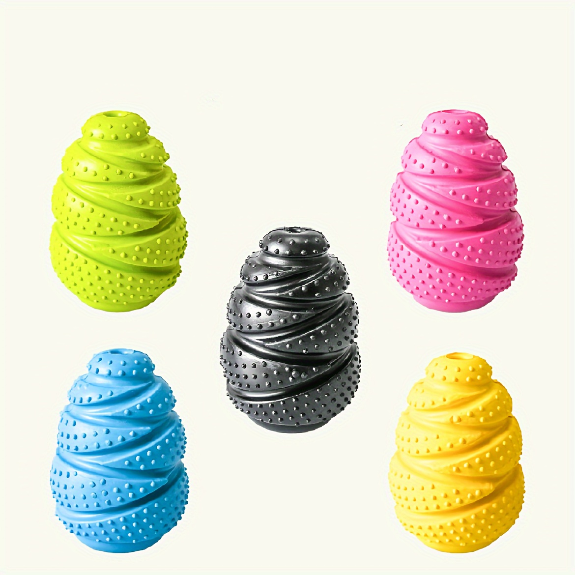Rubber Treat Dispensing Dog Toy - Mainan kunyah anjing karet tahan lama
