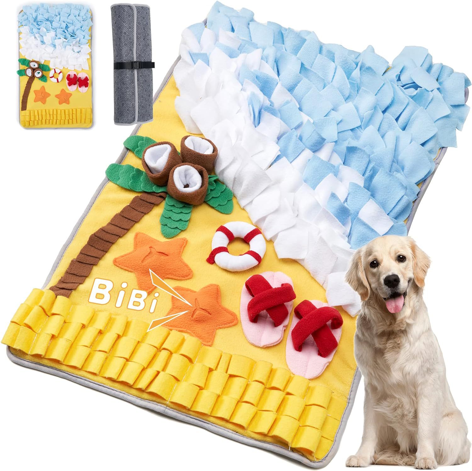 Snuffle Mat For Dogs - Alas Sniffing Hewan Peliharaan Baru, Selimut