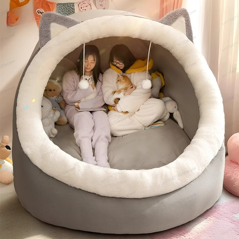 Pet Beds - Sarang Manusia & Kucing Universal 