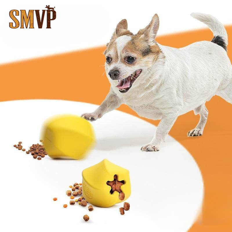 Rubber Treat Dispensing Dog Toy - Mainan Dispenser Camilan Anjing dari Karet