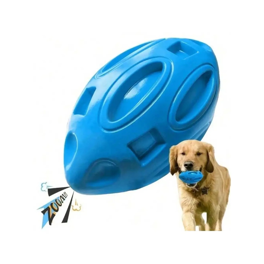 Interactive Squeaky Plush Dog Toy - 1 buah Mainan Kunyah Anjing Bola