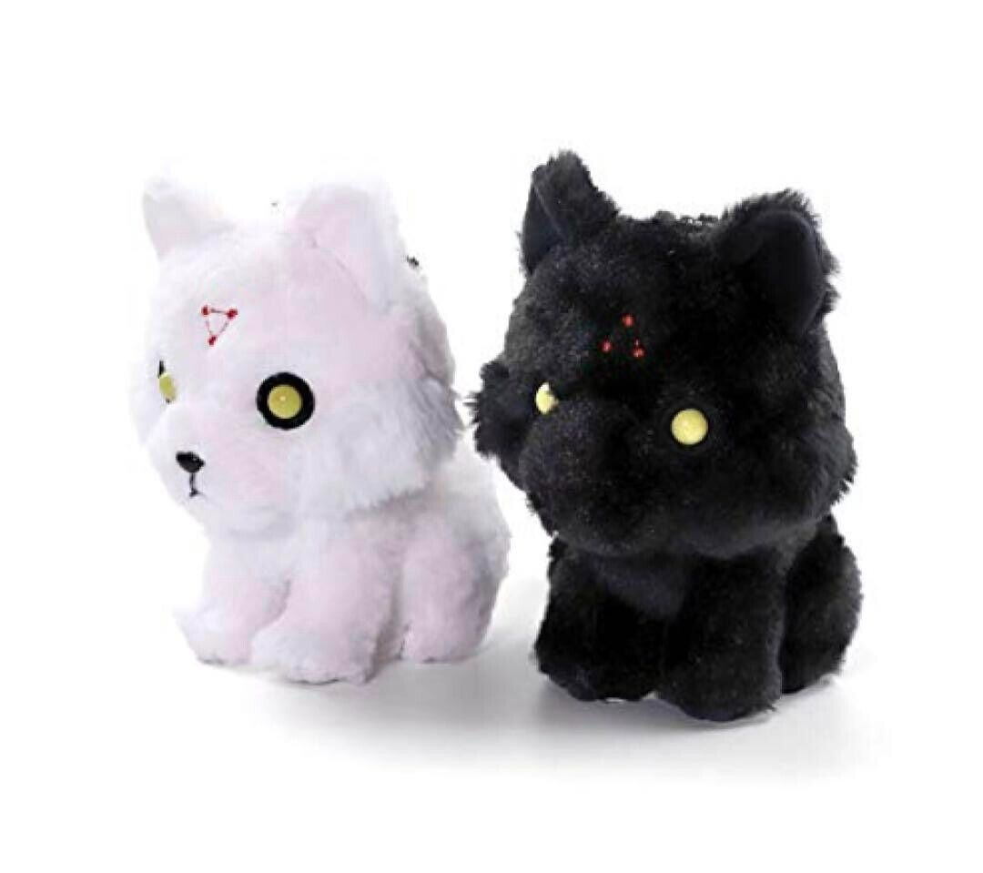Interactive Squeaky Plush Dog Toy - Baru Anime Megumi Fushiguro hitam putih