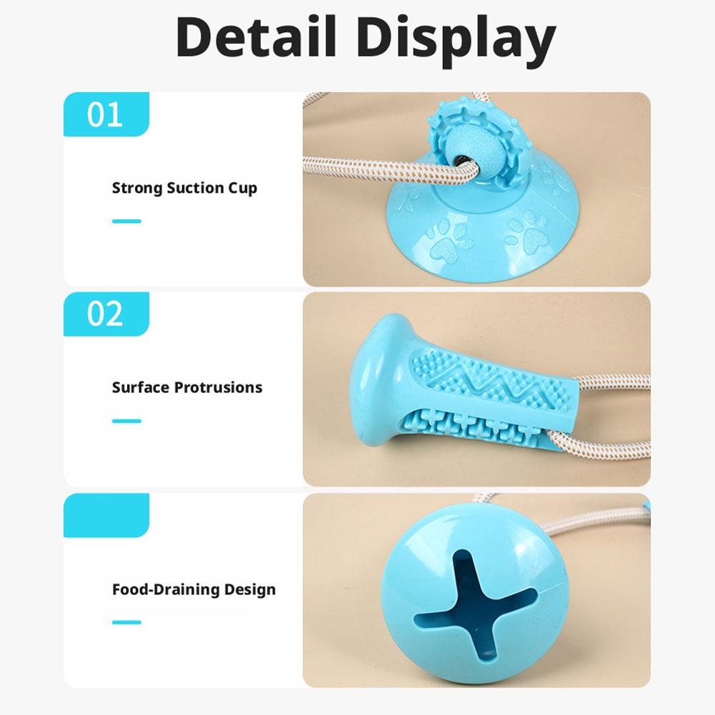 Mainan Kunyah Anjing dengan Su - Suction Cup Dog Tug Toy ulasan dan harga