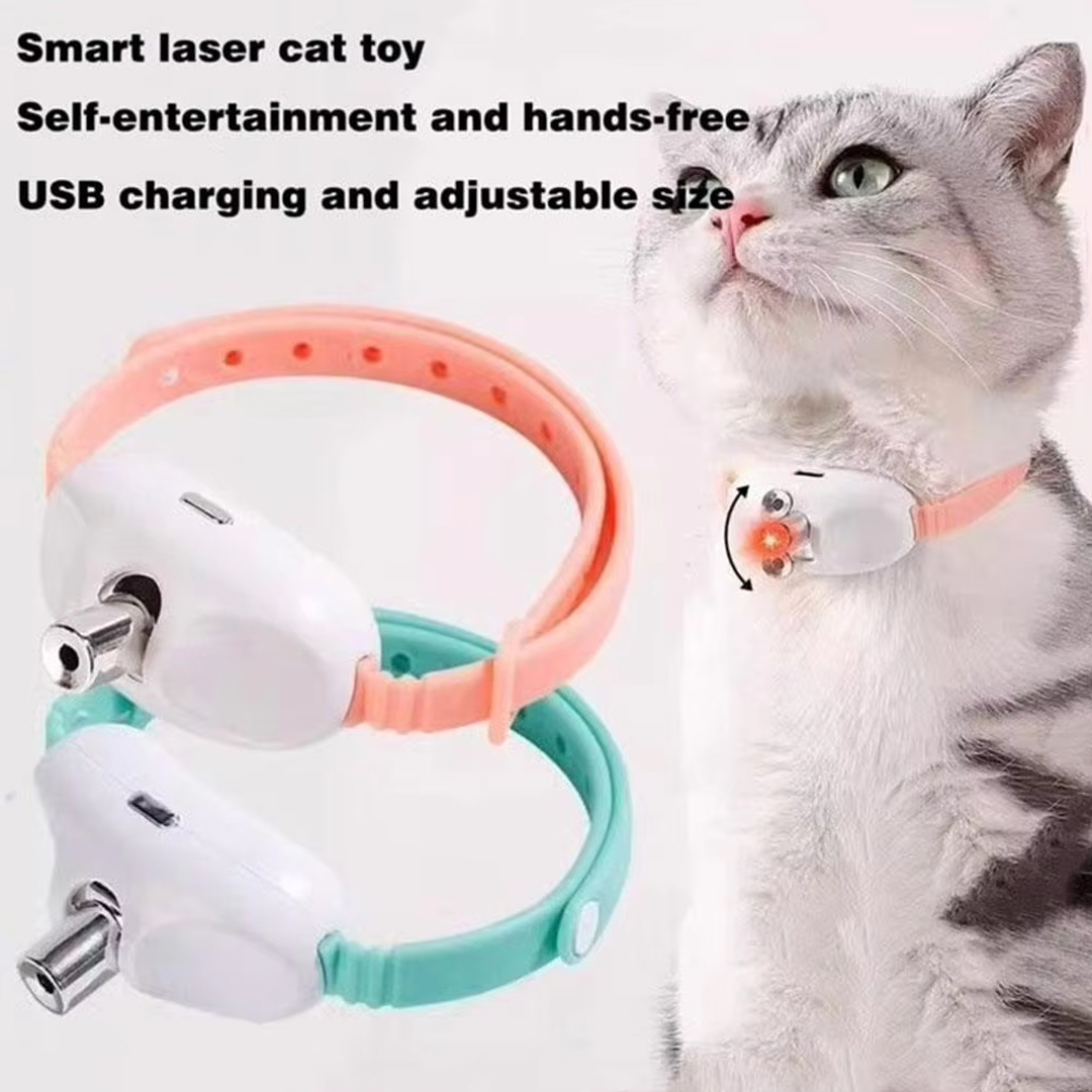 Mainan Kalung Kucing Laser LED - Laser Pointer Cat Toy Automatic ulasan dan harga