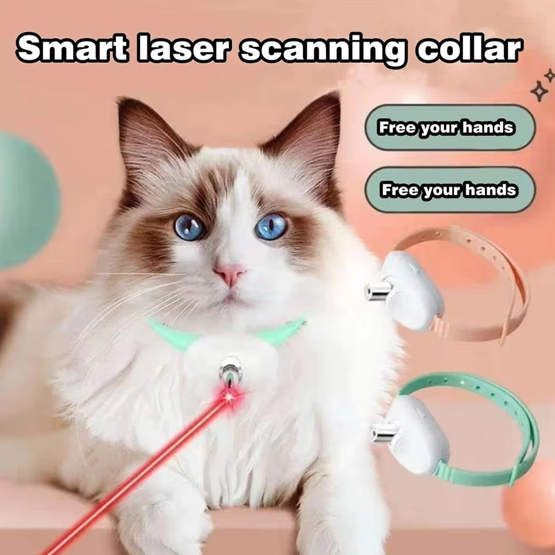 Mainan Kalung Kucing Laser LED - Laser Pointer Cat Toy Automatic ulasan dan harga