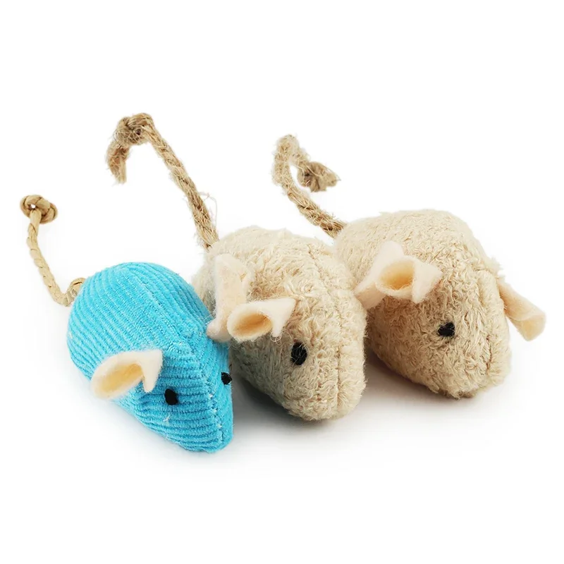 5-200 buah mainan hewan peliha - Catnip Interactive Plush Mouse ulasan dan harga