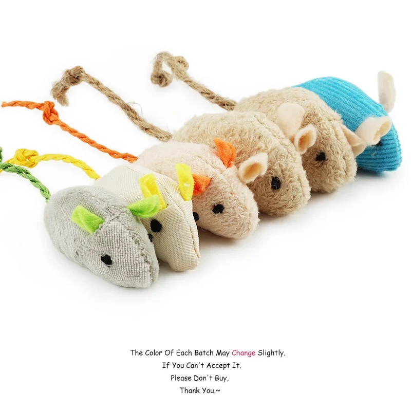 5-200 buah mainan hewan peliha - Catnip Interactive Plush Mouse ulasan dan harga