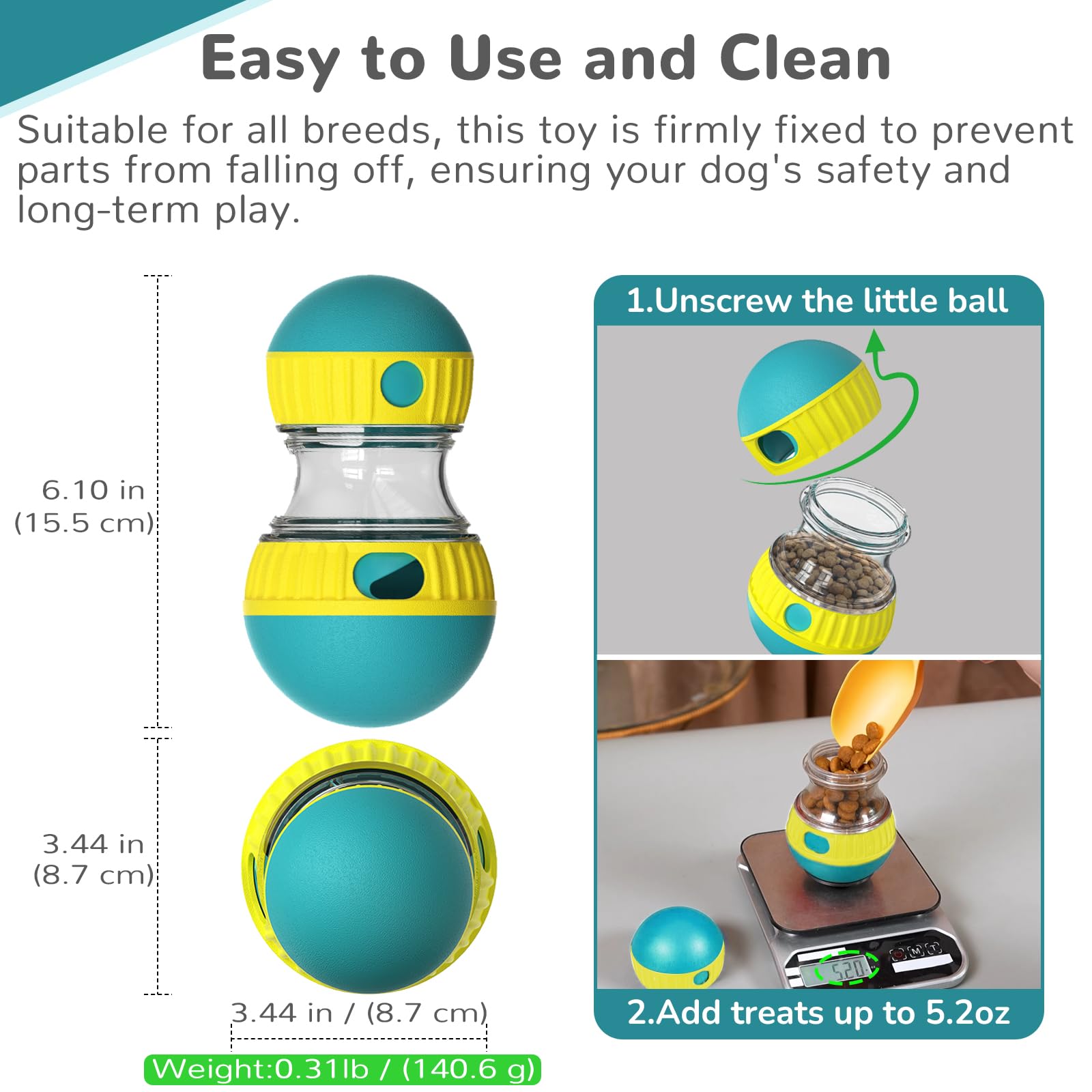 Mainan Anjing & Bola Pengumpan - Dog Puzzle Feeder Toy ulasan dan harga