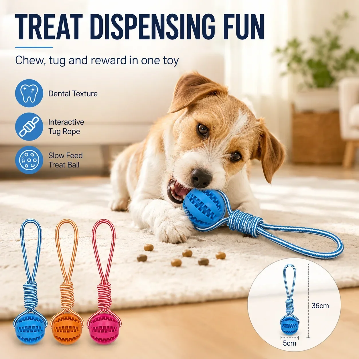 Mainan Bola Karet Anti Bocor u - Rubber Treat Dispensing Dog Toy ulasan dan harga