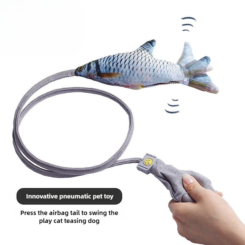 Mainan Ikan Elektrik Lucu yang - Electric Floppy Fish Dog Toy ulasan dan harga