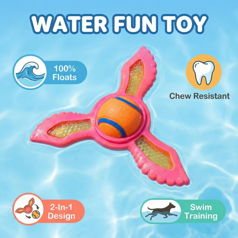 Mainan Cakram Terapung Interak - Flying Disc Dog Training Toy ulasan dan harga