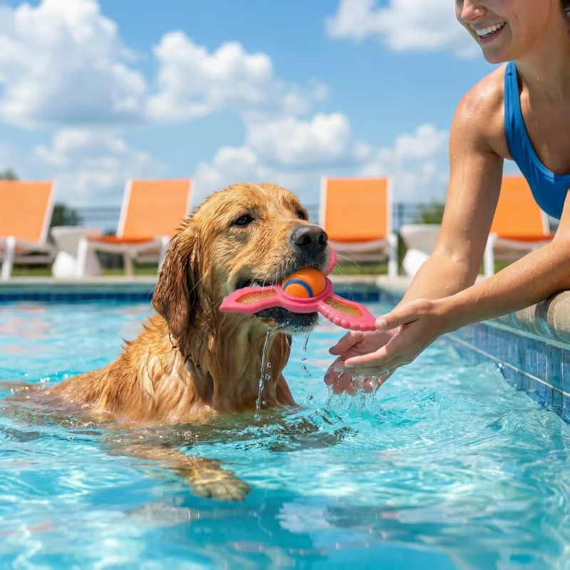 Mainan Cakram Terapung Interak - Flying Disc Dog Training Toy ulasan dan harga