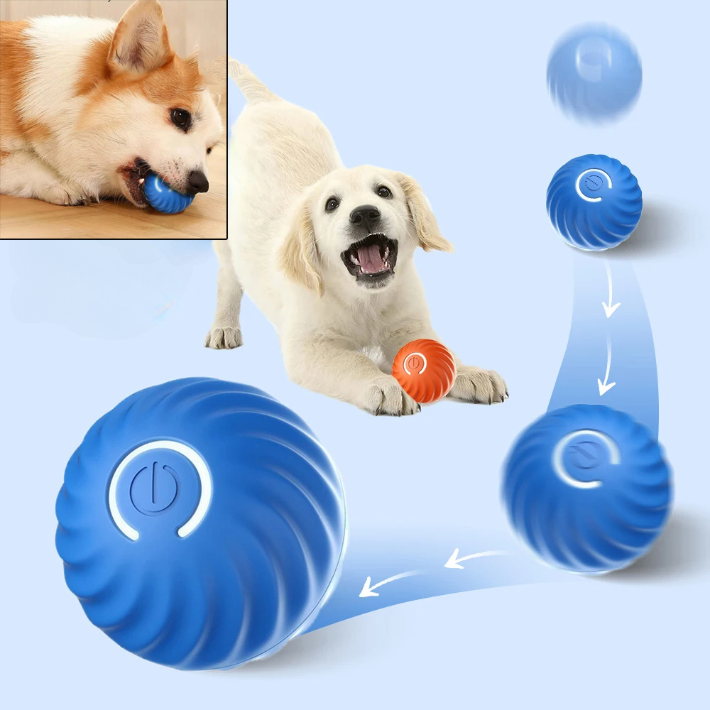 Bola Mainan Anjing Otomatis Be - Automatic Moving Dog Ball ulasan dan harga