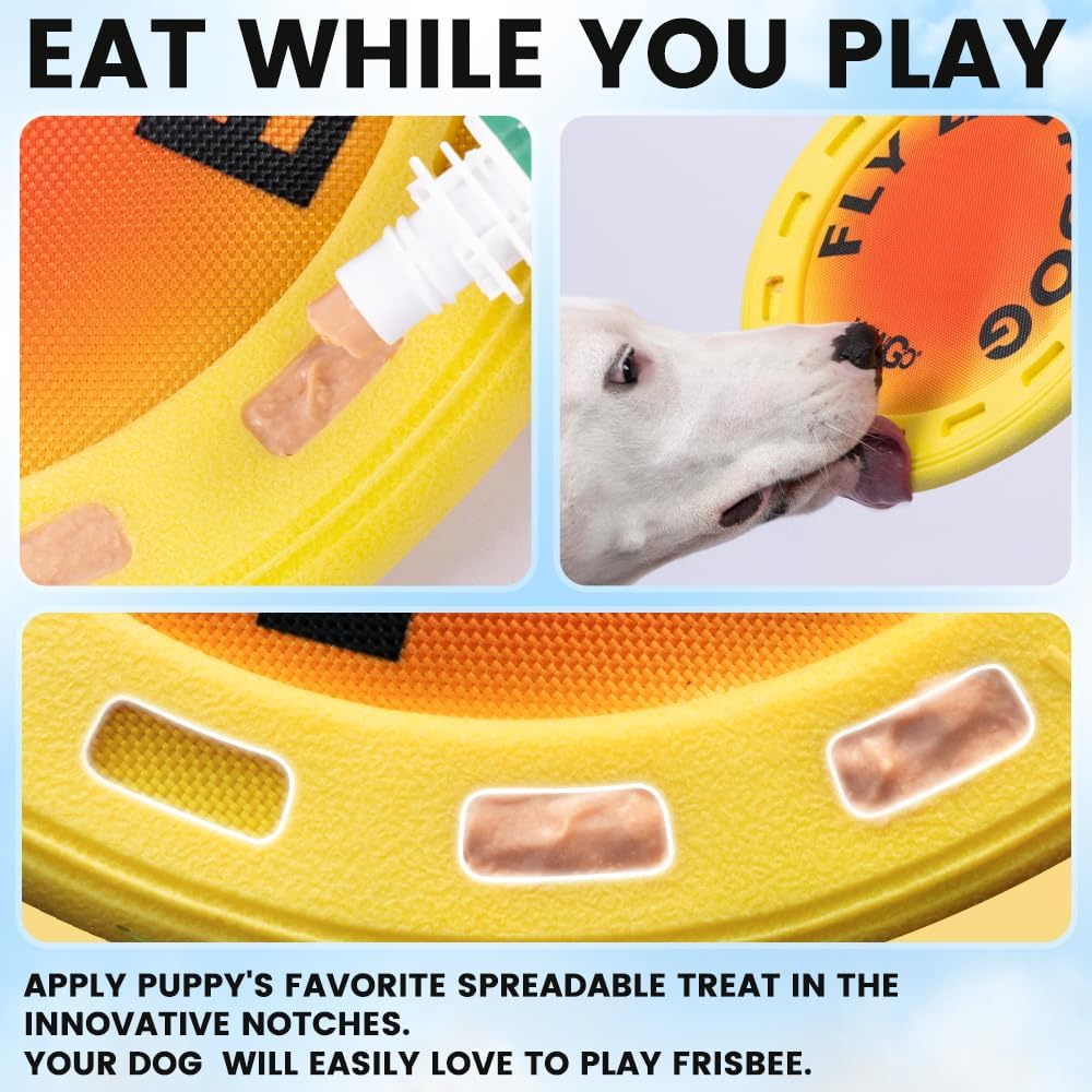 Mainan Cakram Terbang Anjing y - Flying Disc Dog Training Toy ulasan dan harga