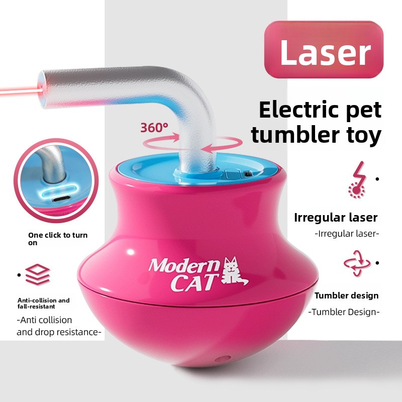 Mainan kucing otomatis: tongka - Laser Pointer Cat Toy Automatic ulasan dan harga