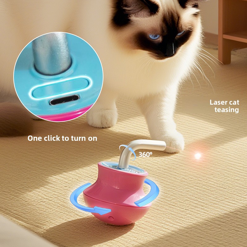 Mainan kucing otomatis: tongka - Laser Pointer Cat Toy Automatic ulasan dan harga