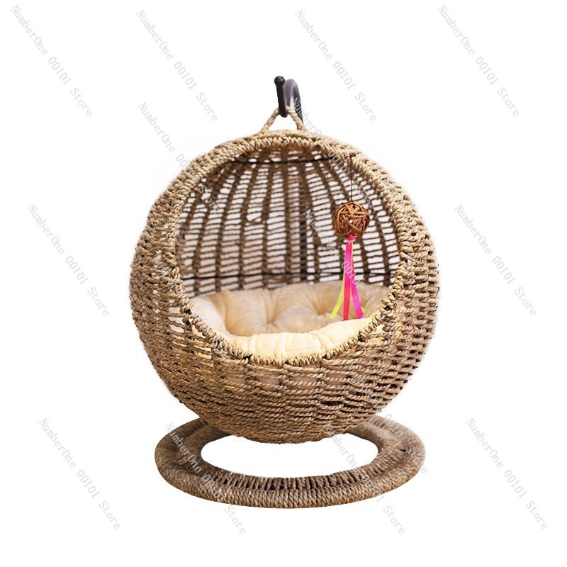 Keranjang Gantung Kucing Rotan - Pet Beds ulasan dan harga
