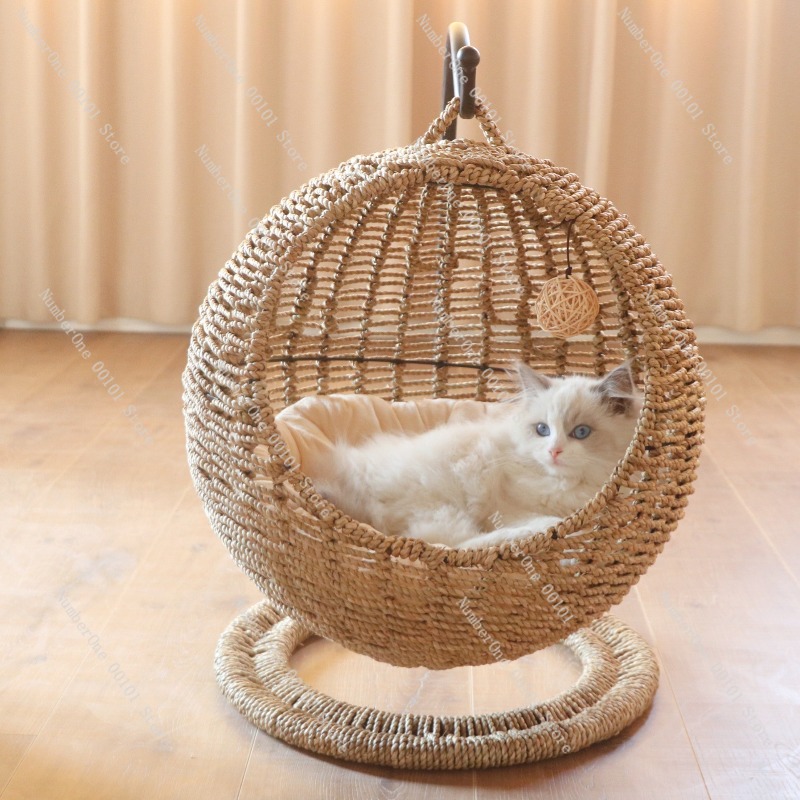 Keranjang Gantung Kucing Rotan - Pet Beds ulasan dan harga