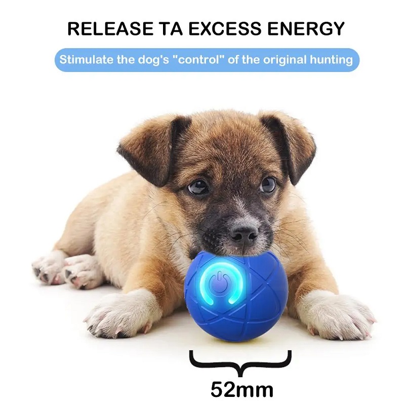 Mainan Anjing Bola Bergulir In - Automatic Moving Dog Ball ulasan dan harga