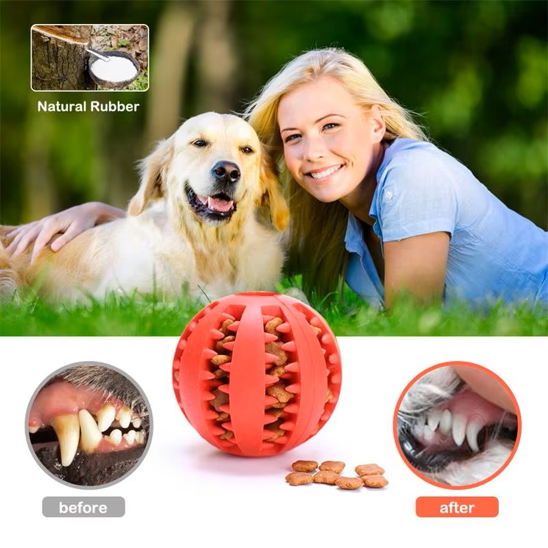 Bola Karet Silikon Interaktif, - Dog Puzzle Feeder Toy ulasan dan harga