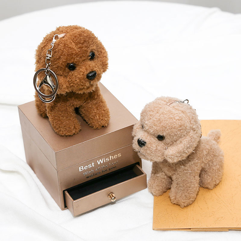 Baru 12cm lucu boneka anjing T - Interactive Squeaky Plush Dog Toy ulasan dan harga