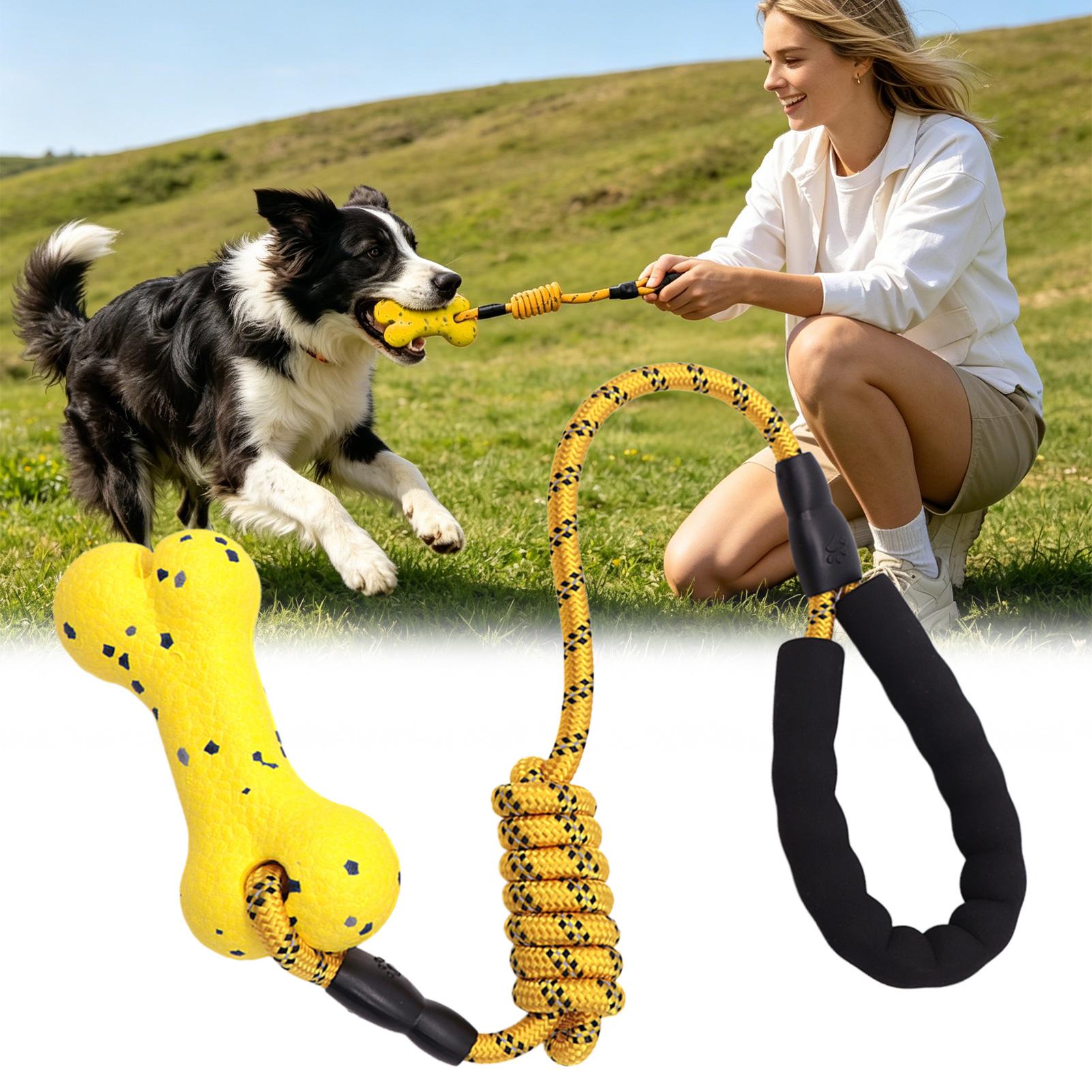 Mainan Anjing Tarik Tali Inter - Dog Rope Toy Aggressive Chewers ulasan dan harga