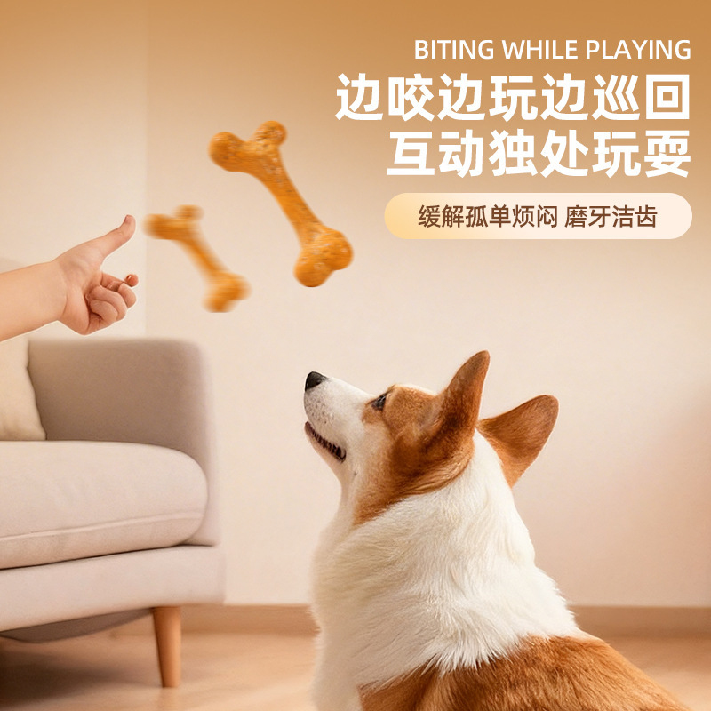Mainan Anjing TPR Mainan tahan - Teeth Cleaning Dog Chew Bone ulasan dan harga