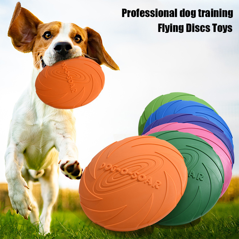 Mainan Cakram Terbang Anjing B - Flying Disc Dog Training Toy ulasan dan harga