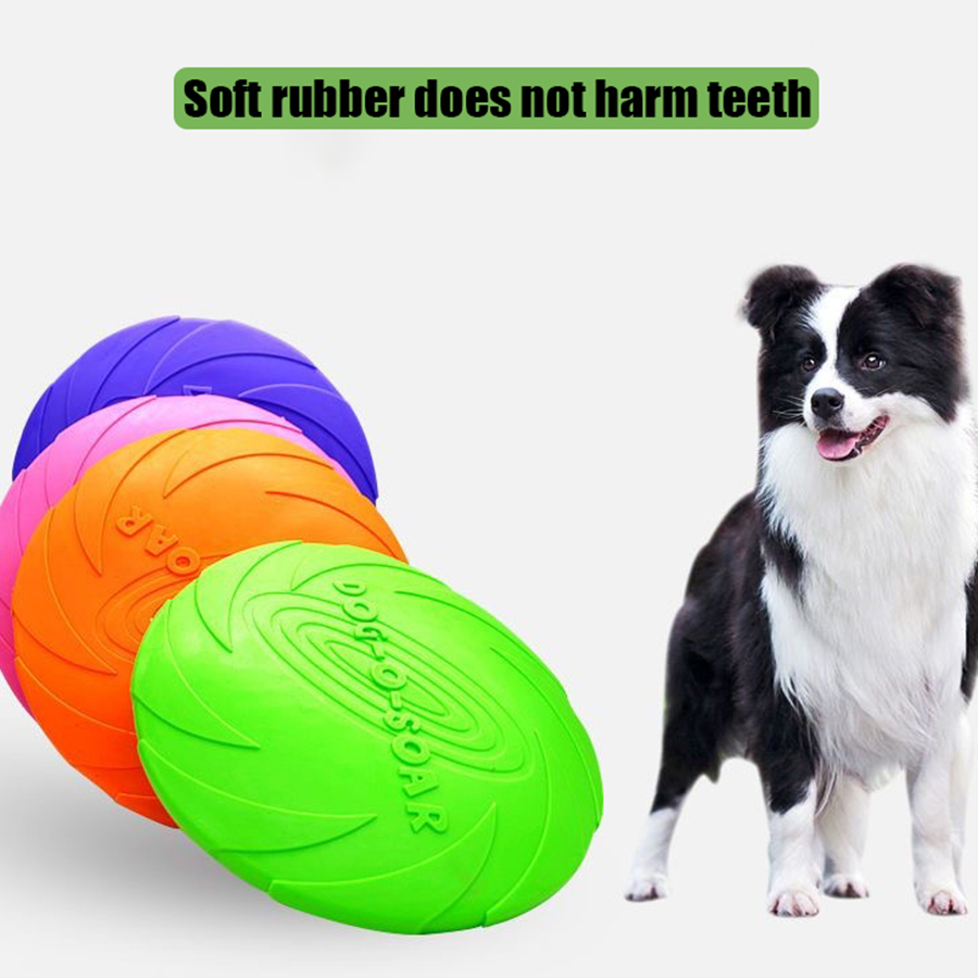 Mainan Cakram Terbang Anjing B - Flying Disc Dog Training Toy ulasan dan harga
