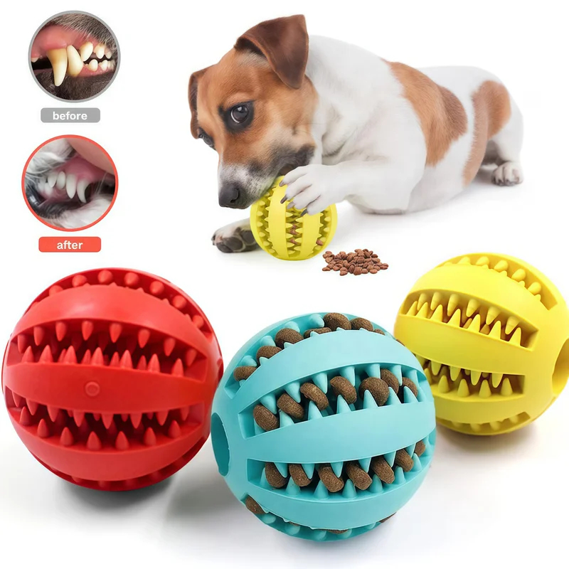1/2 Buah Bola Mainan Anjing Bo - Dog Puzzle Feeder Toy ulasan dan harga